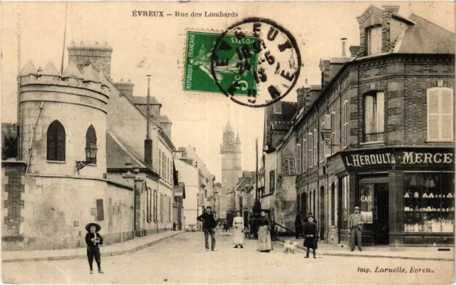 CPA ÉVREUX - Rue des Lombards (392809)
