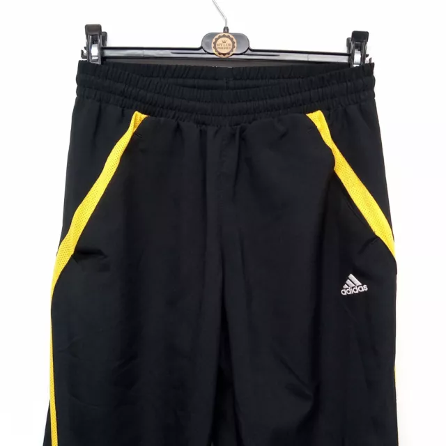 2006 ADIDAS Climacool Joggers Pantaloni da pista giallo nero bianco W28 L30 2