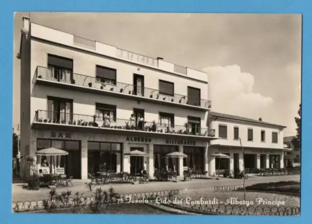 Jesolo Venezia Albergo Principe Viaggiata 1956