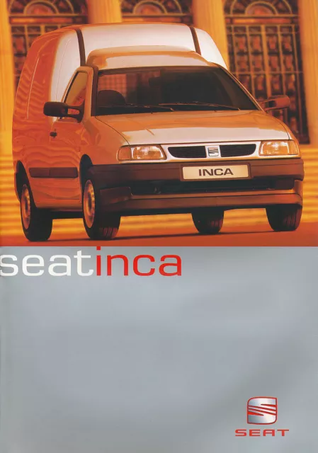 SEAT Inca Prospekt 2001 6/01 D brochure catalog catalogue prospectus Katalog