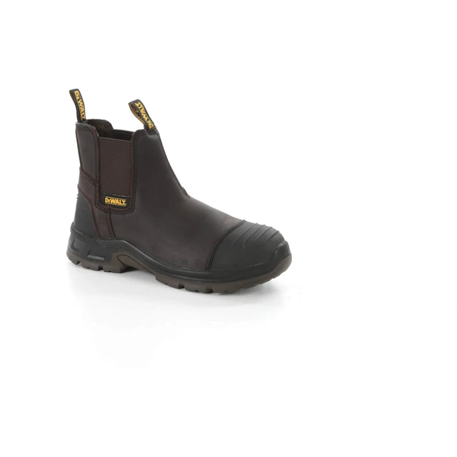 DeWalt Grafton Waxy Safety Dealer Boots Brown Size 10