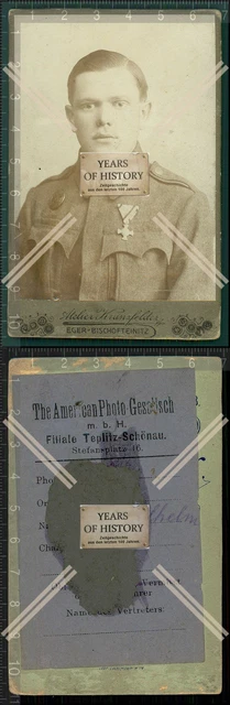 Orig. Foto CDV Portrait Soldat
