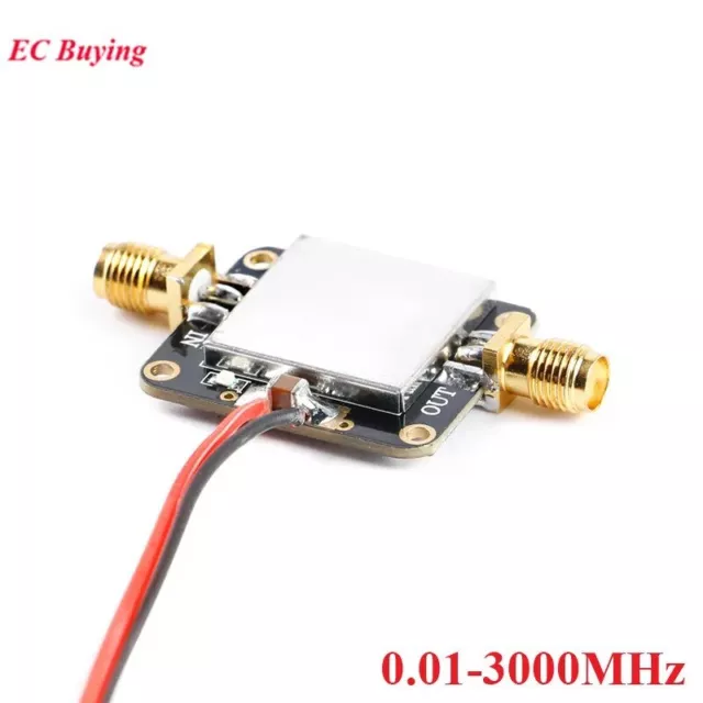 RF Amplifier Module Low Noise LNA Broadband 0.01-3000MHz Gain 22dB DC 12V