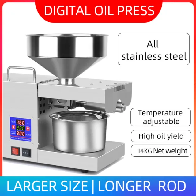 Commercial Automatic Oil Press Extractor Machine Stainless Steel Oil Extraction