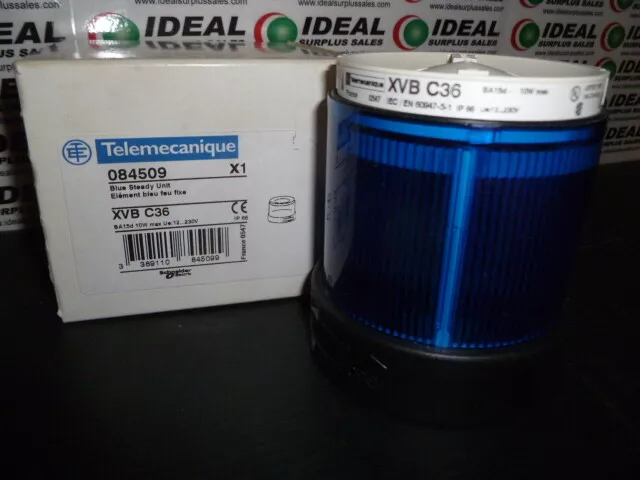 Telemecanique XVB-C36 Blue Steady Unit - NEW IN BOX