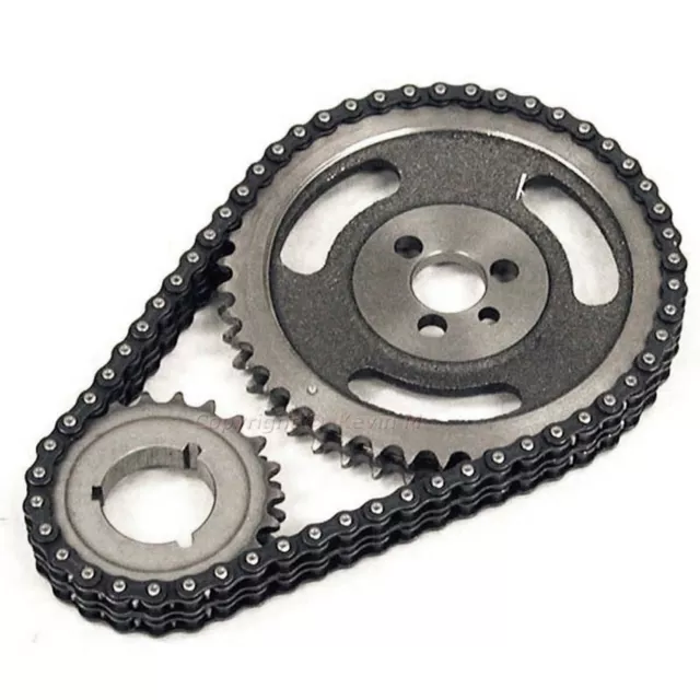 Double Row Timing Set Chevy 350 400 327 305 283 383 262 265 sbc sb Chain & Gear