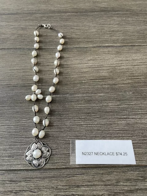 Silpada shop pearl necklace