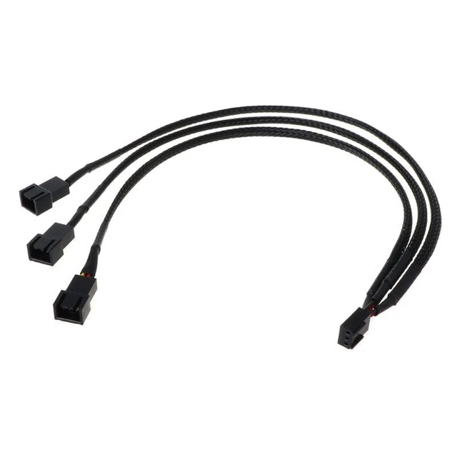 1 to 3 Splitter PC for  Internal Motherboard Fan Hub 3-Pin PWM Fan Power