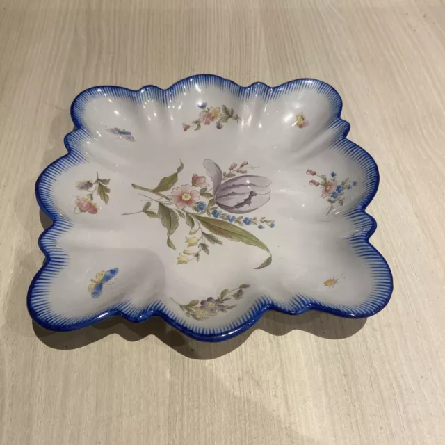 Ancienne Assiette En Faience De Charolles Molin