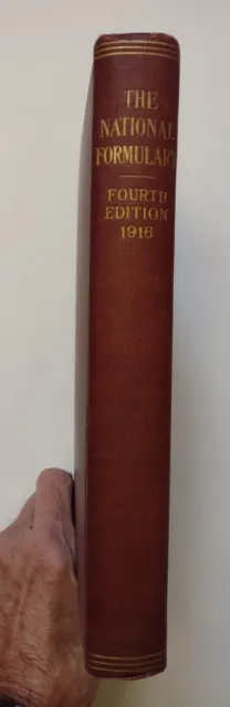 1916 (4th) edition of the National Formulary (NF) published by APhA