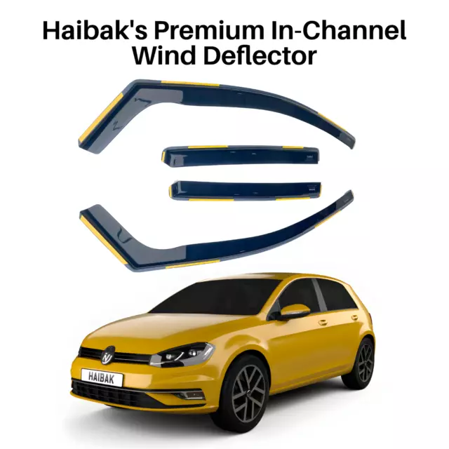 VW Golf 7 MK7 2012-2020 5 Doors Hatchback Haibak Wind Deflectors  4pc