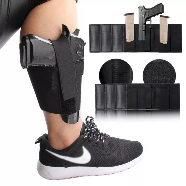 Ankle Holster for Concealed Carry | Universal Fit For All Hand Gun / Pistols 9mm