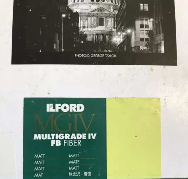 Ilford Multigrade IV FB 8*10 darkroom paper, 73 sheets 3