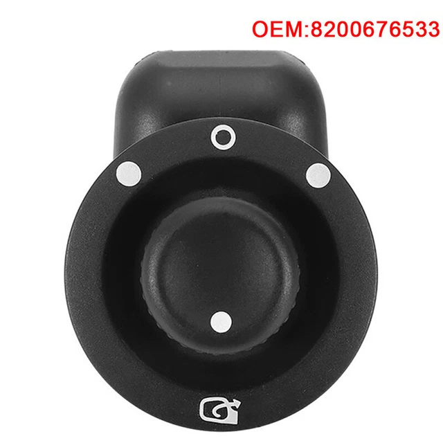 ELECTRIC MIRROR CONTROL Switch Adjust Knob For Renault 8200109014