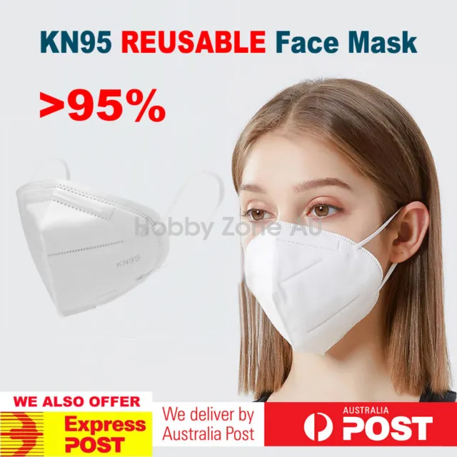 10/20/30/50 Disposable Face Mask 3 Layer KN95 Mouth Masks Anti Dust Protective 2