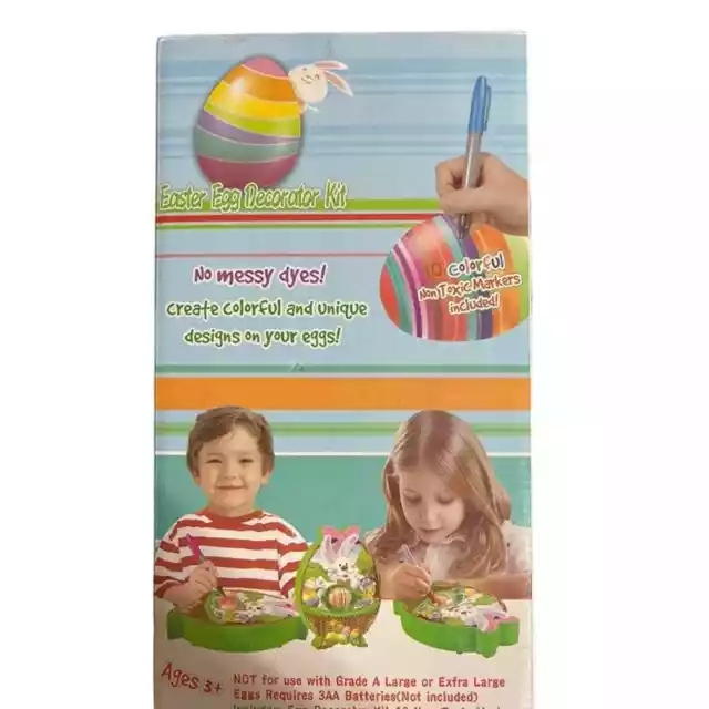 NWB Children's Spinning Egg Machine Decorating and Design Design Kit-