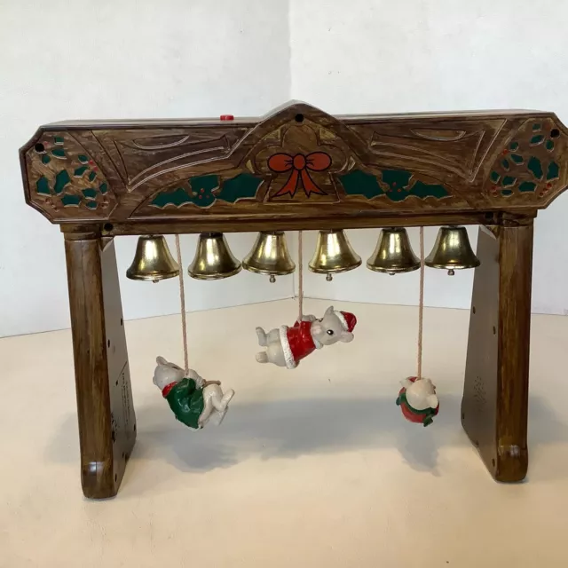 VINTAGE 2002 GEMMY Holiday Mice Mouse Christmas Bell Ringers NO