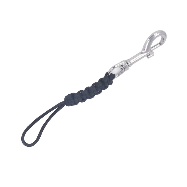 Scuba Diving Coiled Lanyard, Heavy Duty Stainless Steel