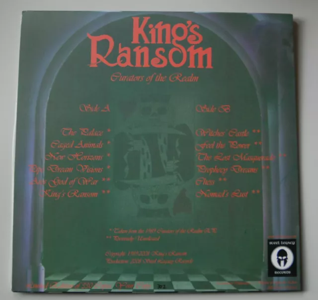 KING'S RANSOM - Curators Of The Realm LP 2008 Steel Legacy Records MINT Numbered 2