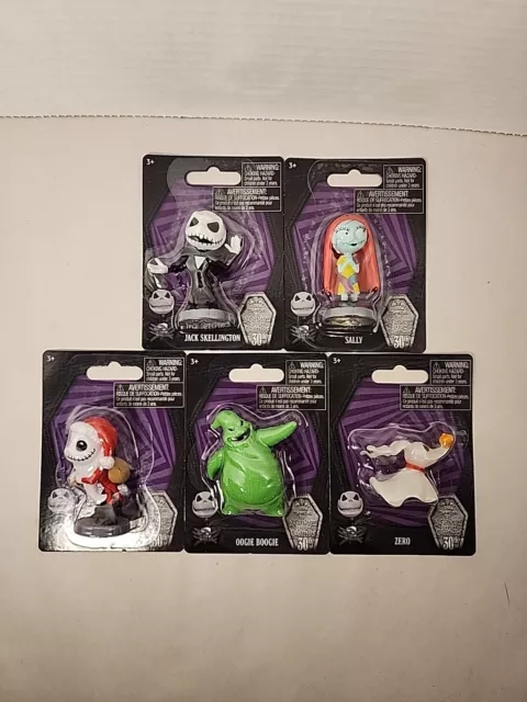 Nightmare Before Christmas Action Figures Set Of 5