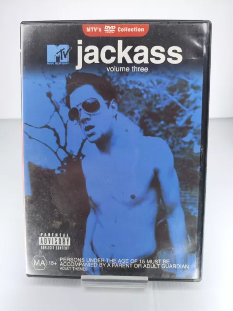 Jackass : Vol 3 DVD, 2002 Johnny Knoxville Bam Margera Ryan Dunn Preston Lacy