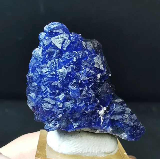 19 g Bonito Natural Fluorita Cuarzo Azul Fluorita Espécimen Mineral Mongolia