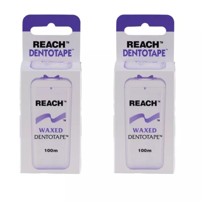 Reach Dentotape gewachst 100m, 2er Pack (2x 100m)