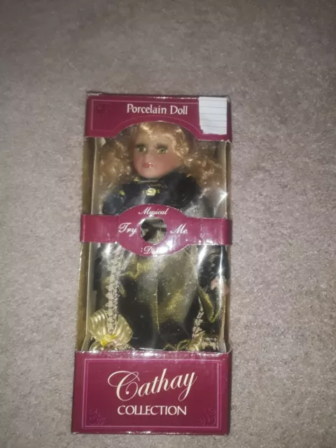 Cathay Collection Porcelain Doll 1-5000 “Limited Edition” with Stand