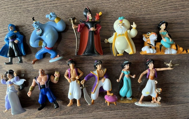 Aladdin Figure ALADDIN GENIE JASMINE Iago Jafar Walt Disney Action Figures PVC Toys ...