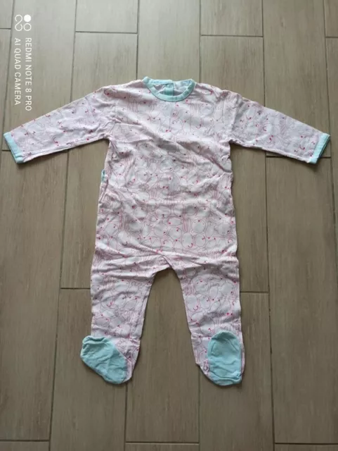 Joli pyjama fille en jersey rose, Kitchoun, Kiabi , taille 24 mois,très bon état 2