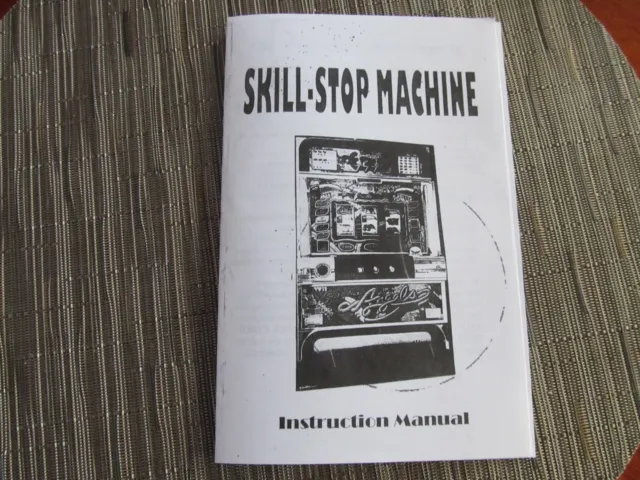 Slot Machine By Pachislo Instruction Manual