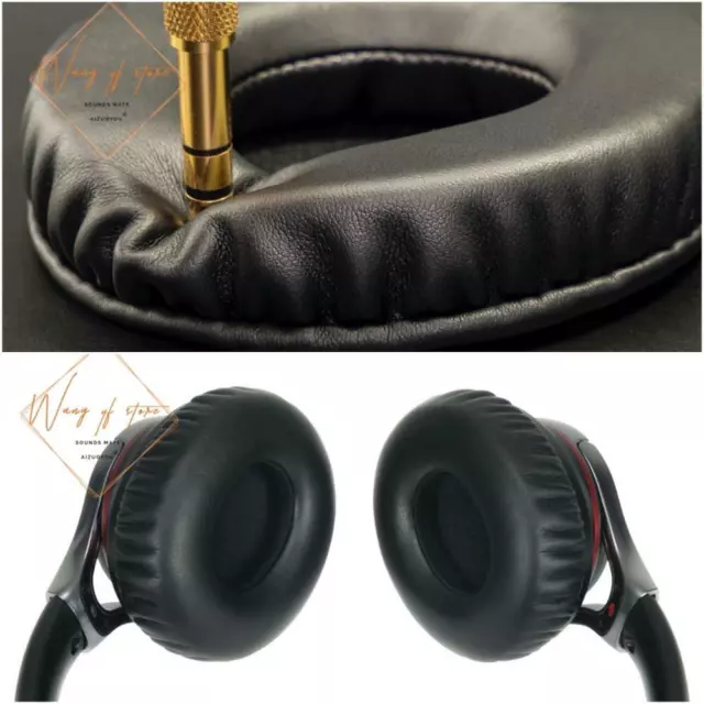 Thick Soft Leather Ear Pads Foam Cushion EarMuff For Sony MDR-10RC Headphone