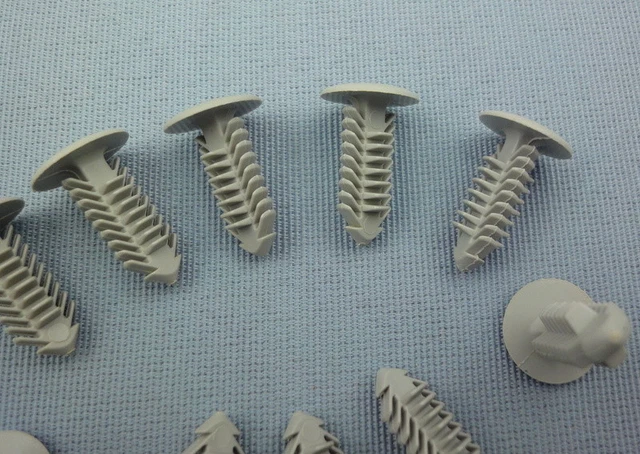 20x Verkleidung Clips Befestigung Klips Halter Panel Universal Grau 8mm