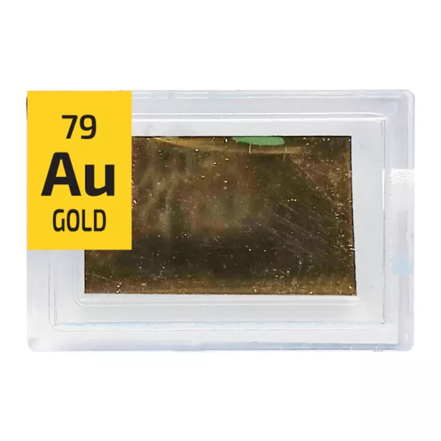 23.7k Au Gold .971 NASA Surplus heat resistant tape in a Periodic Element Tile