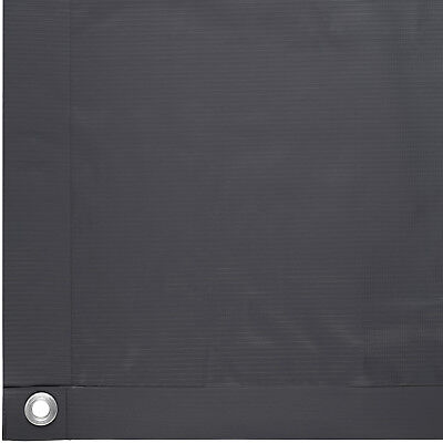 TecTake Brise vue pour balcon protection visuelle contre le vent jardin 0,75x6m noir 
