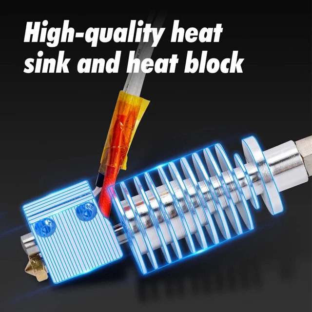 Hotend 24V Per Anycubic Kobra 2 / Neo / Pro / Plus / Max – Ugello 0.4 Mm, Flusso Alto, Stampa Veloce E Precisa