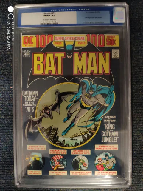 Batman 254 Cgc 9.0 Dc 1974