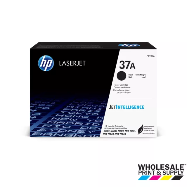 HP CF237A 37A LaserJet Toner Cartridge - Black