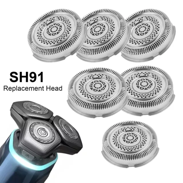 3/6Pcs for Philips Norelco Series 9000 SH91 Replacement Heads Shavers Blades NEW