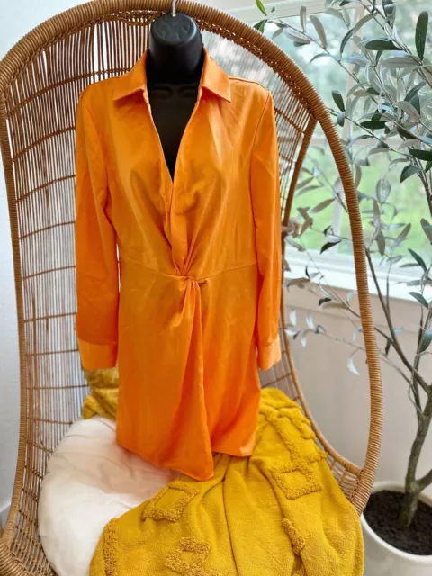 House of Harlow 1960 x Revolve Orange Shirt Dress. Woman's Sz Small