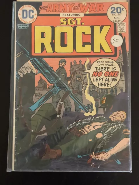 Our Army At War Featuring Sgt Rock 267. DC Comics