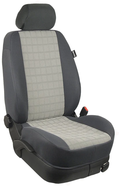UK Custom Covers Coprisedili Anteriori Impermeabili Per Mitsubishi L200 (2006-2015) - Nero