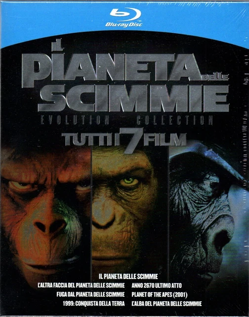 IL PIANETA DELLE scimmie Evolution Collection Box 7 blu ray ed. 20th