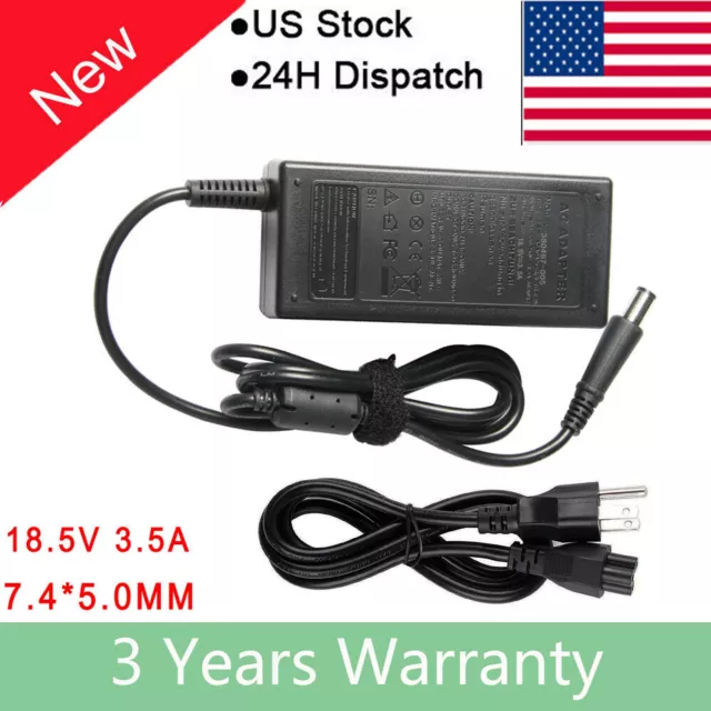 AC Adapter Charger for HP Pavillion dv4 dv5 dv6 dv7 g60 Laptop Power Supply 65W