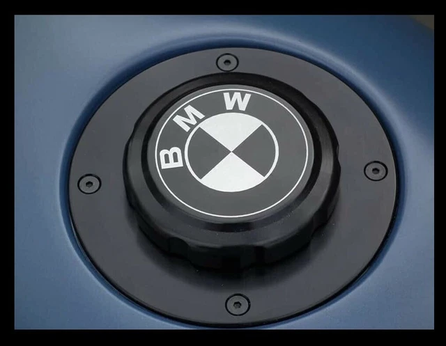 Bmw K 100 K75  Tank Cap Black White Logo Cafe Racer With Key