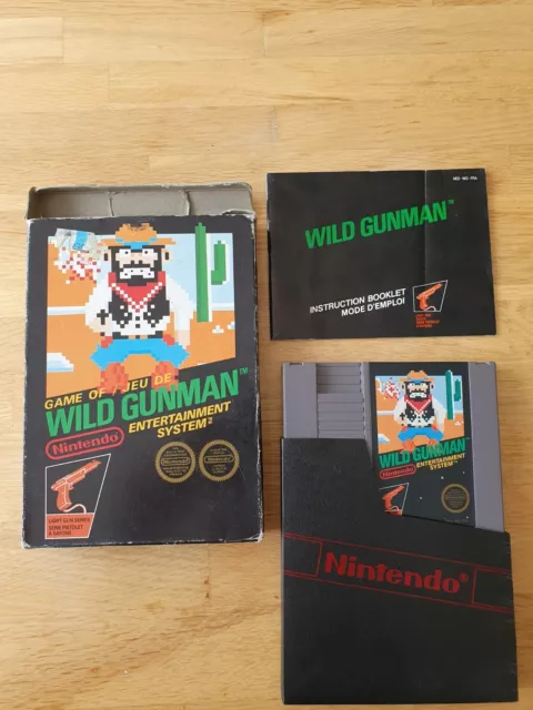 Wild Gunman Nintendo Complet Nes Bon État