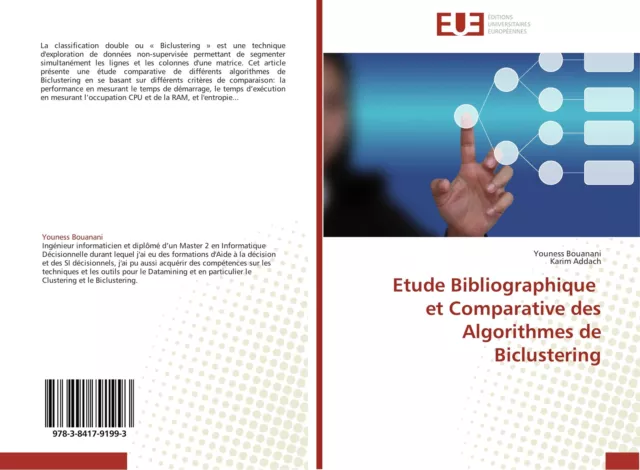 Etude Bibliographique et Comparative des Algorithmes de Biclustering Taschenbuch