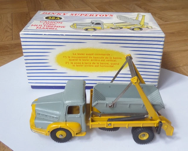 Dinky Supertoys N°895 - Camion Unic Multibenne Marrel - 1/50 - France - Occasion