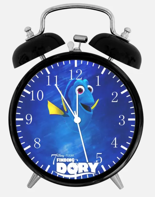 Disney Finding Dory Alarm Desk Clock 3.75" Room Office Decor E76 Nice For Gift