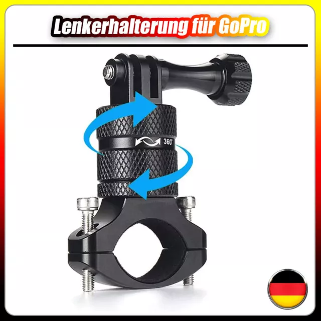 Lenkerhalterung für GoPro,Fahrrad Motorrad Kamera Halterung Halter Halterung DHL